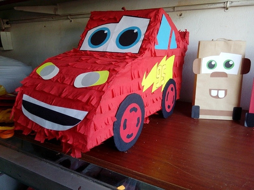 Piñatas Cars Rayo Mcqueen Carro Auto
