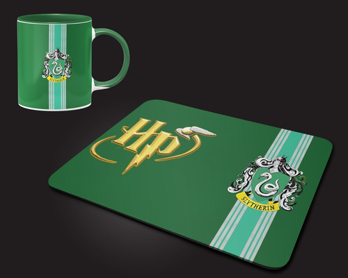 Taza Y Mouse Pad Harry Potter, Regalo Personalizado A1