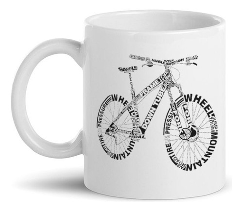 Taza Sublimada Diseño Bicicleta Ciclista