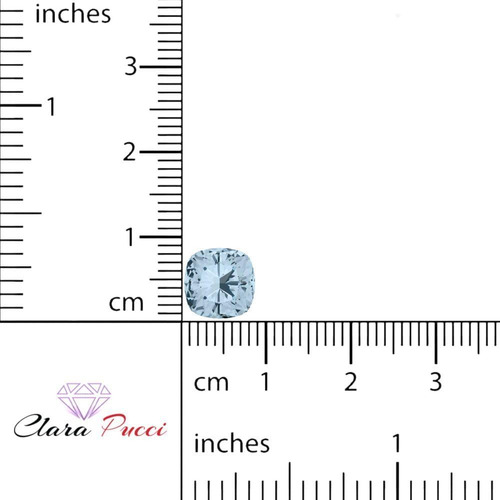Piedra Natal De Marzo De 1 A 3 Ct Corte Cojín Vvs1 Topacio A