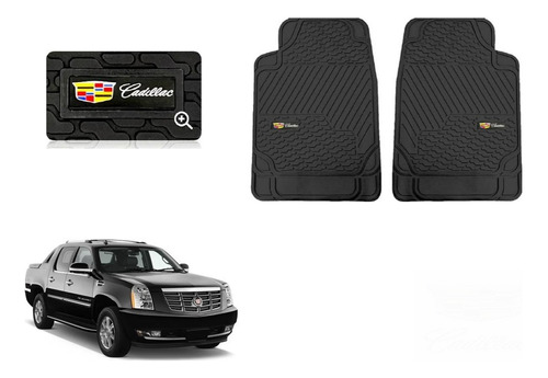 Tapetes 2pz Delanteros Logo Cadillac Escalade Ex 2007 A 2013