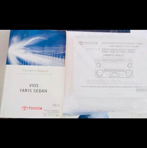 Manual Toyota Yaris Automático 2016.