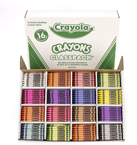 Crayola 800 Crayones De 16 Colores 