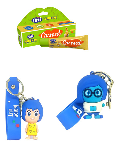 Kit Meninas Presente Carmed + 2 Chaveiros Divertidamente