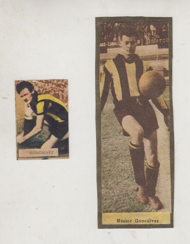 Futbol Peñarol 2 Figuritas De Nestor Goncalvez Uruguay 1966