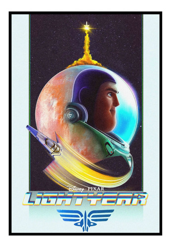Cuadro Poster Premium 33x48cm Boss Lightyear Toy Story
