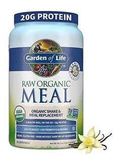 Alimento Orgánico Crudo Meal Garden Of Life (907 G) Sabor Vainilla