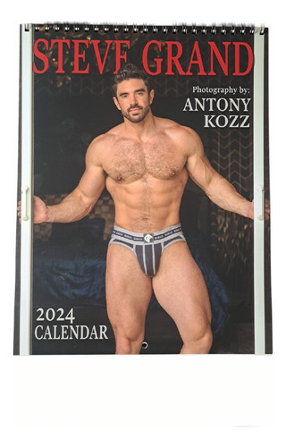 Calendario Planner 2024 Hombre Musculoso Sexy Masculino Male
