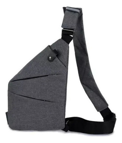 Bolso de hombro deportivo multifuncional de color gris