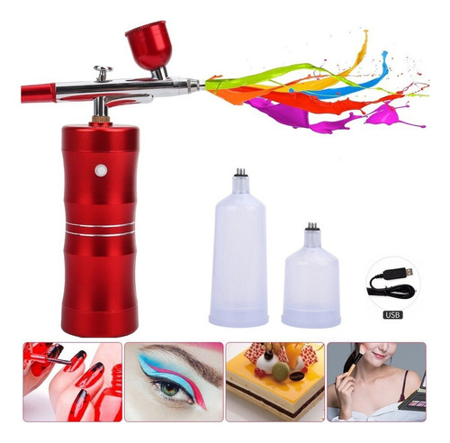 Lazhu Rechargeable Airbrush Kit Usb Airbrush Compressor