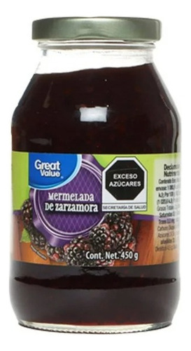 Mermelada Great Value Zarzamora 450 G