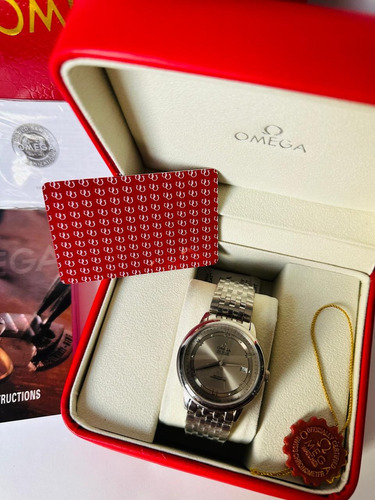 Reloj Pulsera Omega De Ville Gris Plata Plata Plata Gris (Usado)