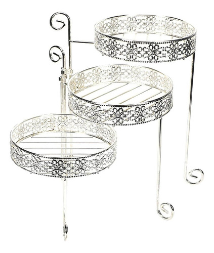 Soporte De Metal Para Cupcakes Bandeja Escalonada Soporte (