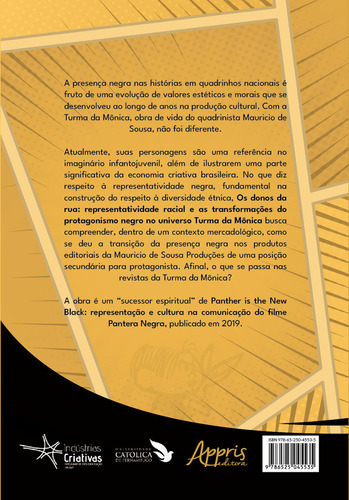 Os Donos Da Rua: Representatividade Racial E As Transformaç, De Rodrigo Sérgio Ferreira De Paiva. Editorial Appris, Capa Mole Em Português