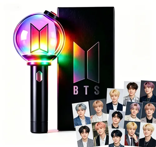 ♥ BTS アミボム LIGHT STICK VER.4 2026 2026 Bts Army Bomb V4 Bluetooth Control Light Stick With Bts.4