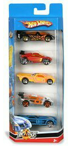 Hot Wheels 5 Coches Gift Pack - Pistas Trick 5.