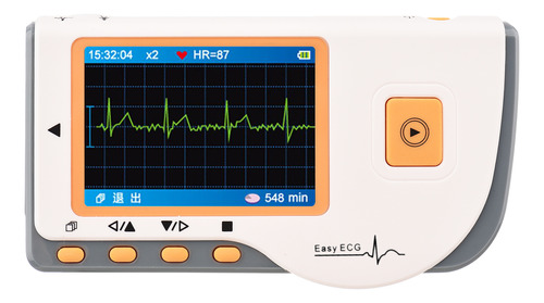 Monitor Doméstico Con Electrocardiógrafo Manual Y Rastreador