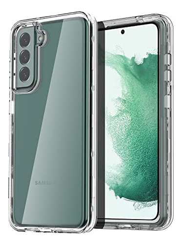 Funda Para Galaxy S22 Transparente 6.1 PuLG Tough Durable Ma