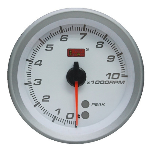 Tacómetro 80mm Shift Light Sm Blanco Autogauge Biocartuning