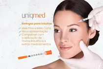 Comprar Kit 200un Seringa Para Insulina Uniqmed 0,3ml 6x0,25mm 31g Tamanho 0,3ml 6x0,25mm 31g Agulha Fixa Capacidade Em Volume 0.3 Ml