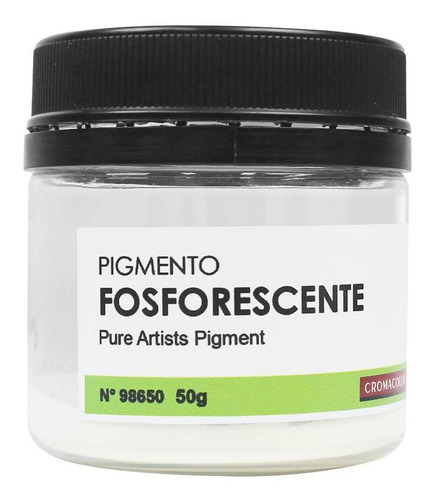 Pigmento Fosforescente Cromacolor 50g - Brilha No Escuro