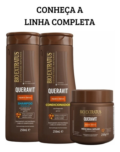 Kit Bio Extratus Queravit Sh 250ml + Cond 250ml