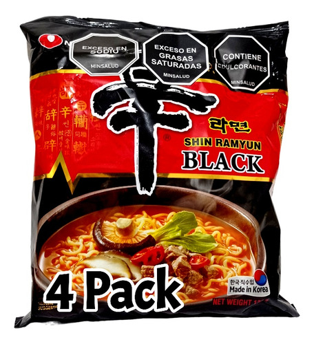 Shin Ramyun Black 4pack X 130gr - g a $93