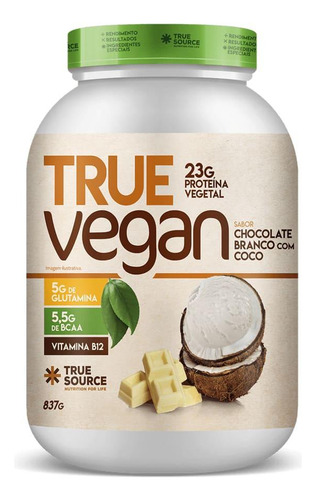 True Vegan Proteina Vegetal 837g Vegana True Source