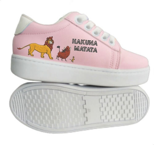 Tenis De Hakuna Matata Rey Leon Niño Niña Hombre Mujer