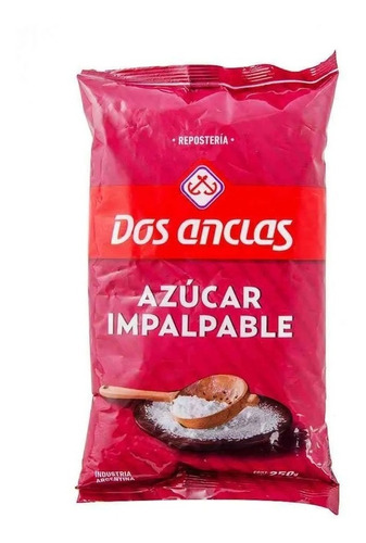 Azucar Impalpable Dos Anclas 250 Grs X 5 Unidades