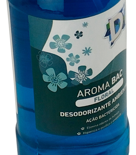 Bactericida 1l Aromas Bac Limpeza Ar Condicionado Floral