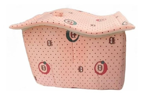 Casinha Cachorro Pequeno Casa Toca Cama Pet Luxo Rosa Poá