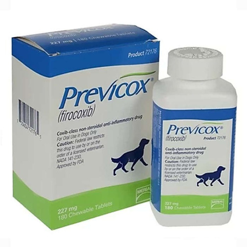Previcox 227 Mg Antiinflamatorio Perros / 60 Comprimidos