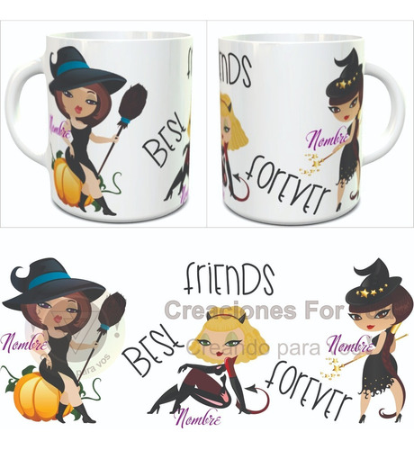 Tazas Dia Del Amigo Amiga Ceramica Importada Personalizadas