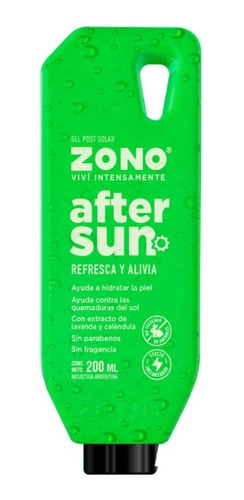 Zono Gel Post Solar Refrescante E Hidratante 200ml