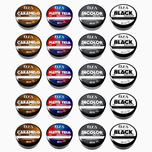 Imagem 5 de 5 de Pomada Modeladora Extra Forte Black 120g - Elfa Pigmentadora