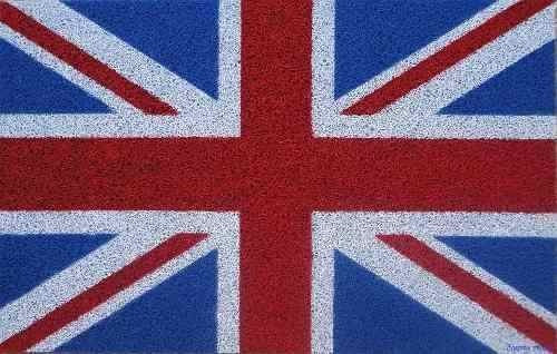 Tapete Capacho Bandeira Inglaterra Reino Unido 70 X 40