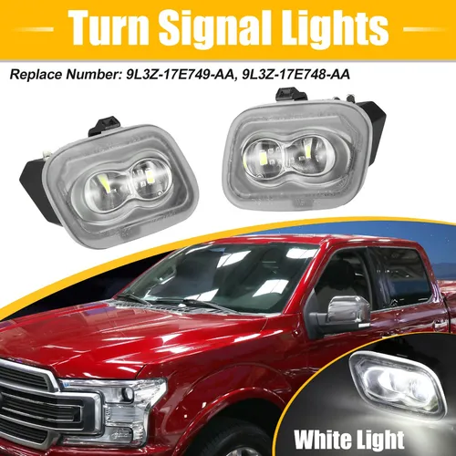 Retrovisor Luz Del Espejo Para Ford F-150 F-250 F-350, 2 Uni