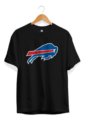 Remera Futbol Americano Nfl Buffalo Bills Color Negra