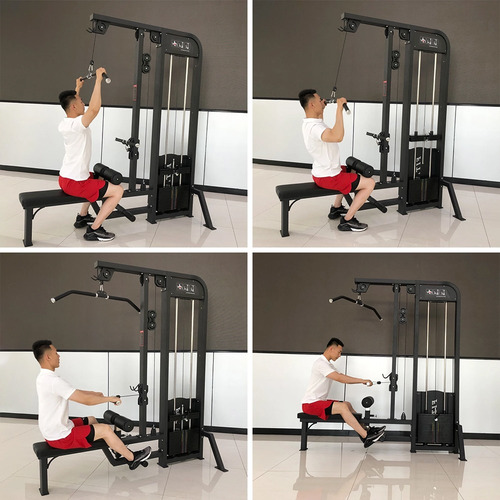 Serie Stz G50 - 5057 Polea Alta Baja Dual Remo Lat Pulldown