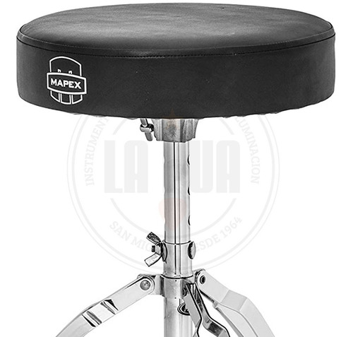 Banqueta Mapex T270a Asiento Redondo 12 X 2.5 Regulable