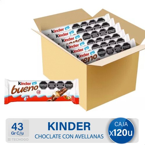 Caja Kinder Bueno Chocolate Crema Avellanas - Mejor Precio