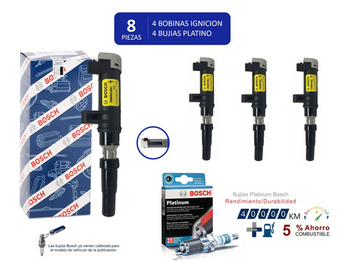 Bobina Y Bujias Renault Megane Ii Sedan 2.0l 2007 8pz