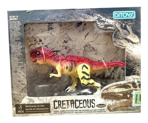 Dinosaurio Muñeco Articulado Cretaceous 14cm Ditoys