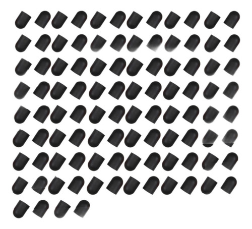 100 Peças Estiloses Caneta Pontas De Silicone De 3x5x7.2 Mm