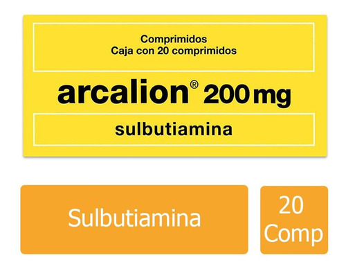 Arcalion 200 Mg Caja Con 20 Comprimidos Recubiertos