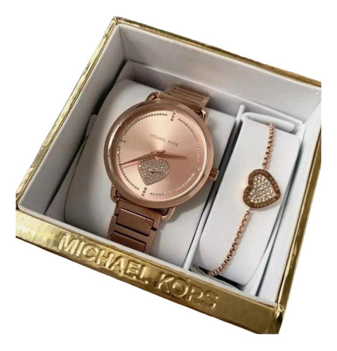 Reloj Michael Kors Mujer Original Nuevo Con Cadena Cprazon 