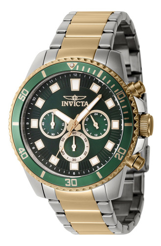 Reloj Para Hombres Invicta Pro Diver 46060 Oro, Acero