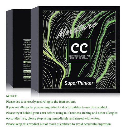 Base Hidratante Cc Cream Air Cushion Superthinker