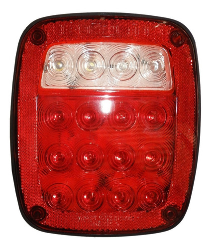 Plafon De Reversa Stop 16 Leds Fijos